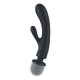 Triple amant Rabbit et Wand Satisfyer - Noir