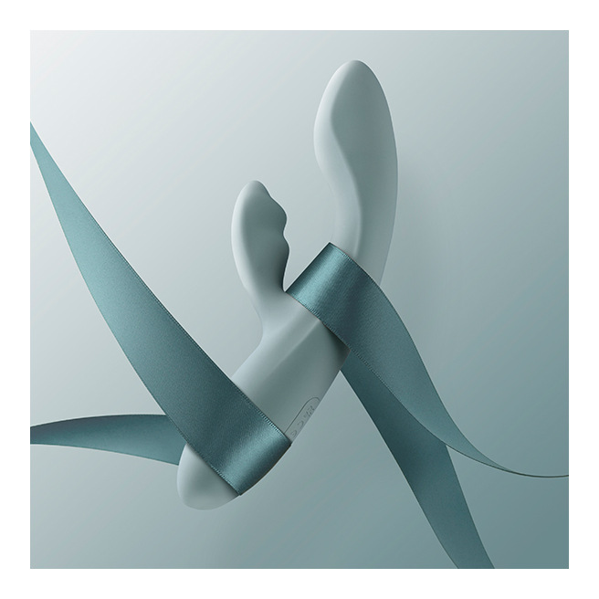 Svakom - Vibromasseur point G et clitoris chauffant contrôlé par application Chika Gris Turquoise Svakom - Vibromasseur point G et clitoris chauffant contrôlé par application Chika Gris Turquoise