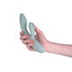 Svakom - Vibromasseur point G et clitoris chauffant contrôlé par application Chika Gris Turquoise