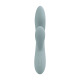 Svakom - Vibromasseur point G et clitoris chauffant contrôlé par application Chika Gris Turquoise