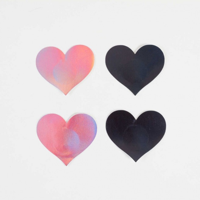 WOW LES SEINS ! Cache-tétons coeur