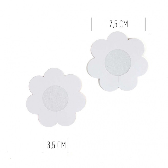 WOW LES SEINS ! Cache-tétons fleur