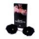 Menottes plumes jeu secret - Noir