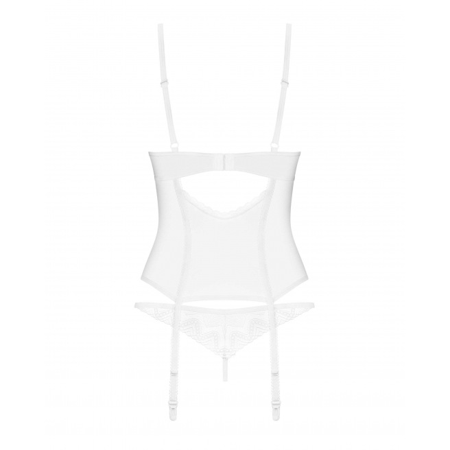 Corset et string Alissium - Blancs Corset et string Alissium - Blancs