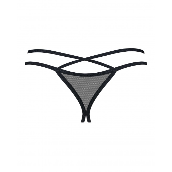 Vila Blanes string ouvert - Noir
