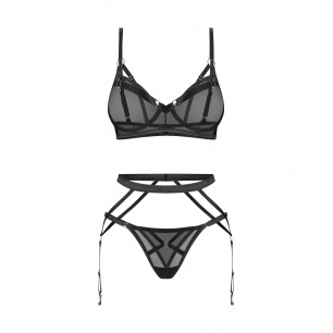 Euridia ensemble 3 pièces - Noir Euridia ensemble 3 pièces - Noir
