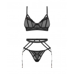 Euridia ensemble 3 pièces - Noir Euridia ensemble 3 pièces - Noir