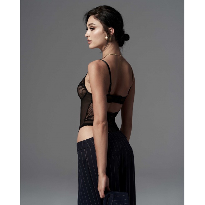 Body Ouvert Perisia - Noir Body Ouvert Perisia - Noir