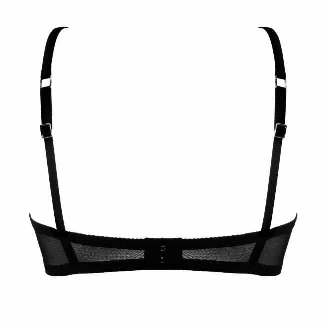 Paloma Casile - Soutien-gorge à gorge emboitant Brigitte Noir