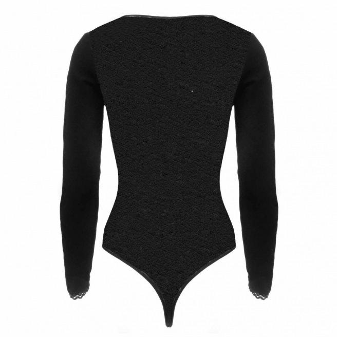 Paloma Casile - Body Manches Longues Jane - Noir
