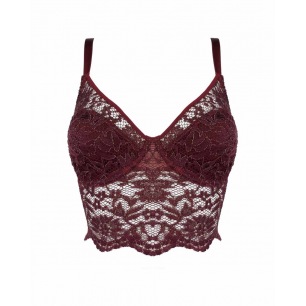 Paloma Casile - Bustier Norma Bordeaux Paloma Casile - Bustier Norma Bordeaux