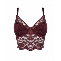 Paloma Casile - Bustier Norma Bordeaux
