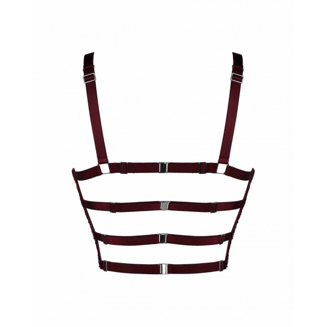 Paloma Casile - Bustier Norma Bordeaux