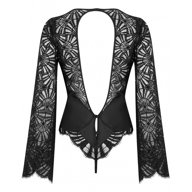 Coco De Mer - Fuji - Body Manches Longues - Noir