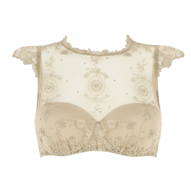 IDENTIFIANT. Sarrieri - soutien à Gorge Rembourré - Sable