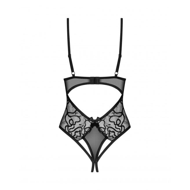 Body Ouvert Blomentis - Noir Body Ouvert Blomentis - Noir