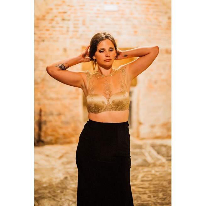 IDENTIFIANT. Sarrieri - soutien à Gorge Rembourré - Sable