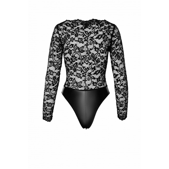 Noir handmade - Body Psyché en dentelle et wetlook