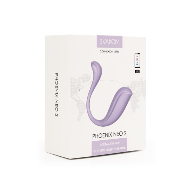 Svakom - Phoenix Neo 2 Vibrateur interactif à balles Lavande