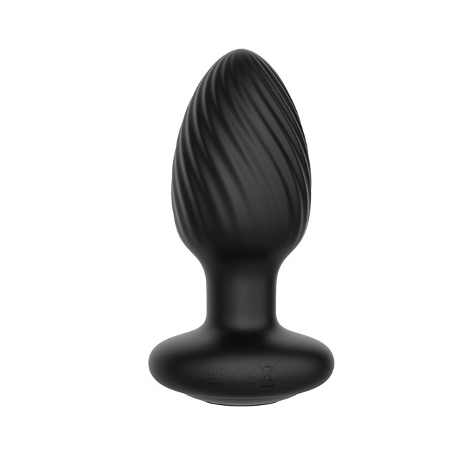 Nexus - TORNADO Rotating Remote Control Anal Plug Medium - Black