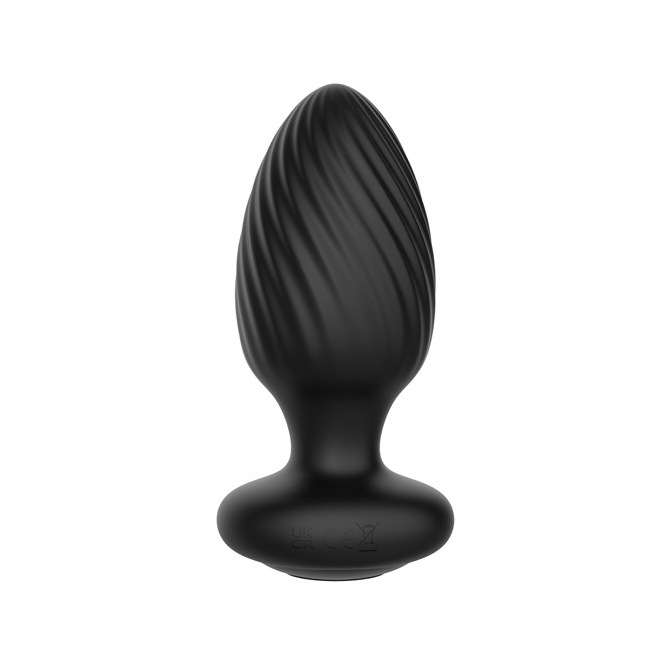 Nexus - TORNADO Rotating Remote Control Anal Plug Extra Large - Black