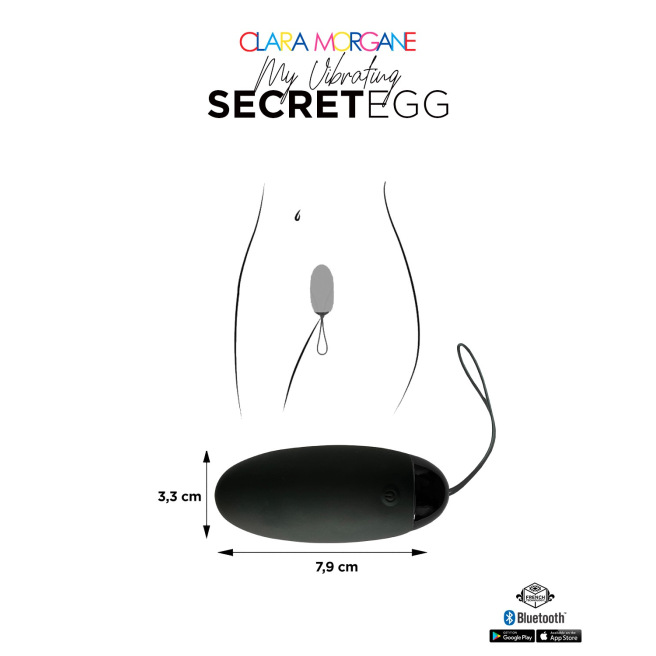 My vibrating secret egg - Noir