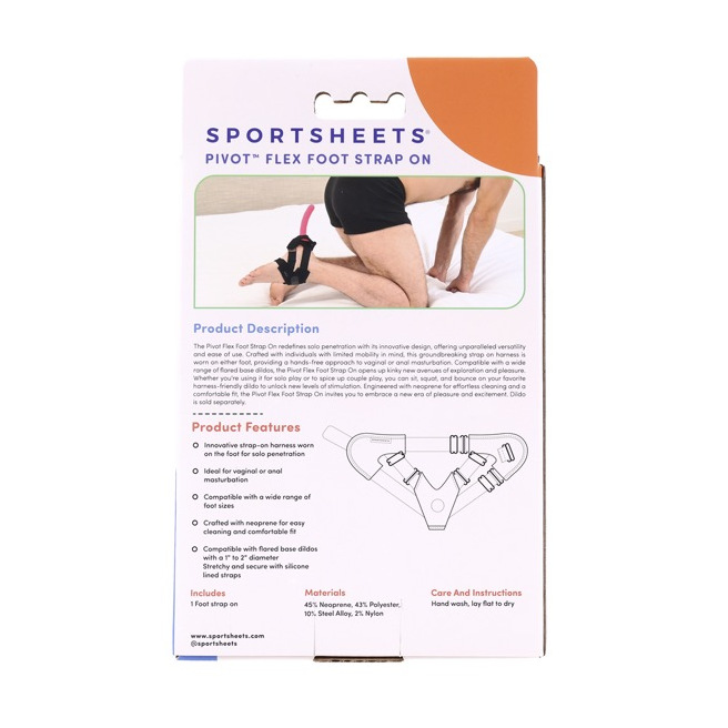 Sportsheets - Pivot Flex Foot Strap On Black