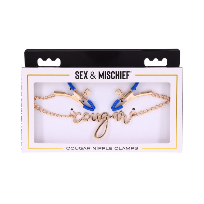 Sportsheets - Cougar Nipple Clamps Gold