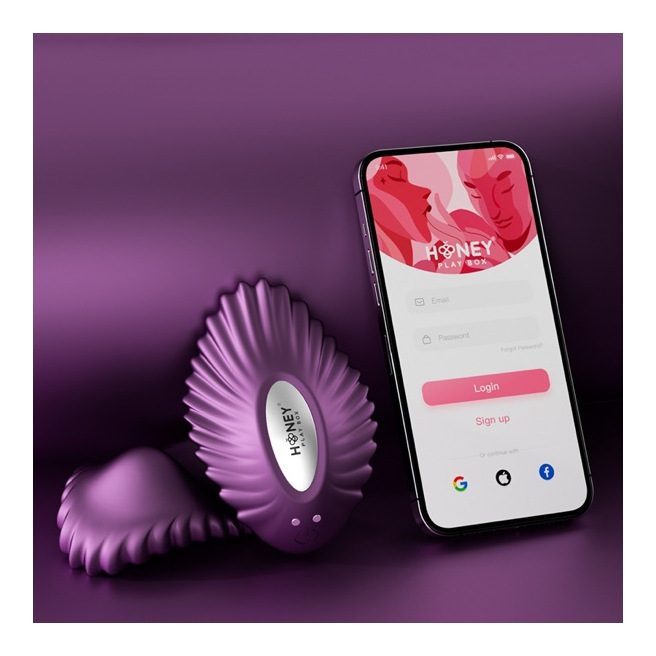HoneyPlayBox - PEARL App-Controlled Magnetic Panty Vibrator Purple