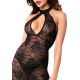Noir Handmade - Robe Midi en dentelle Nocturne