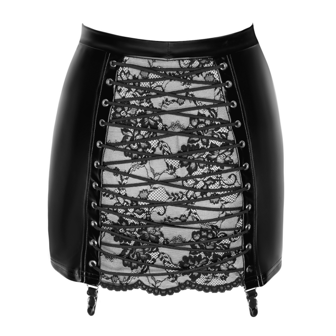 Noir handmade - Minijupe corsetée