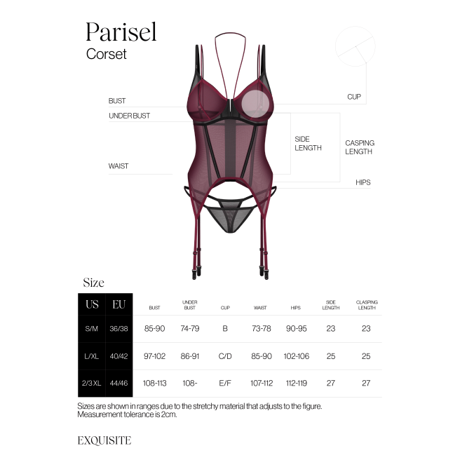 Parisel corset et string Parisel corset et string