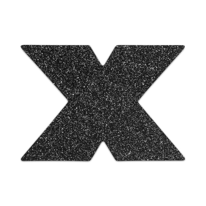 Flash - Cache-tétons Croix - Noir