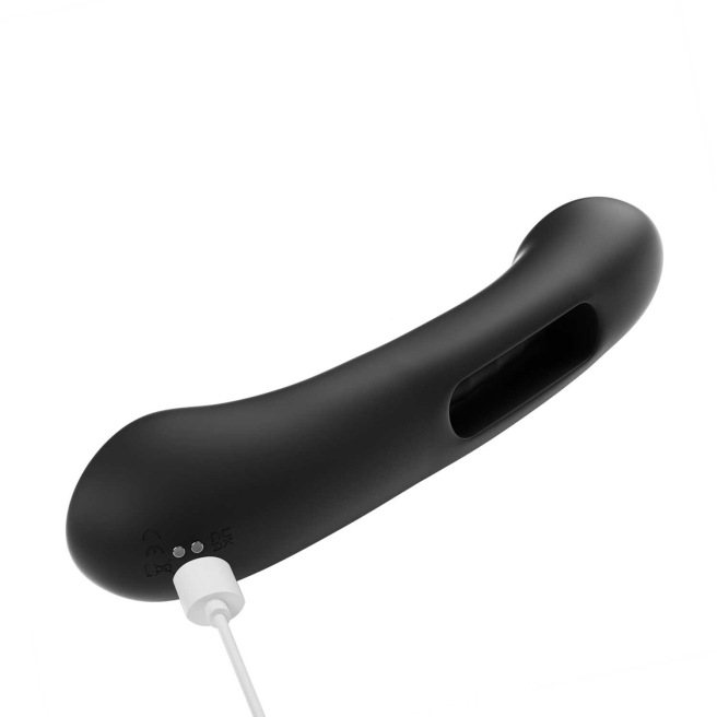 Tempo vibromasseur G-spot avec capteurs de pression et application Noir