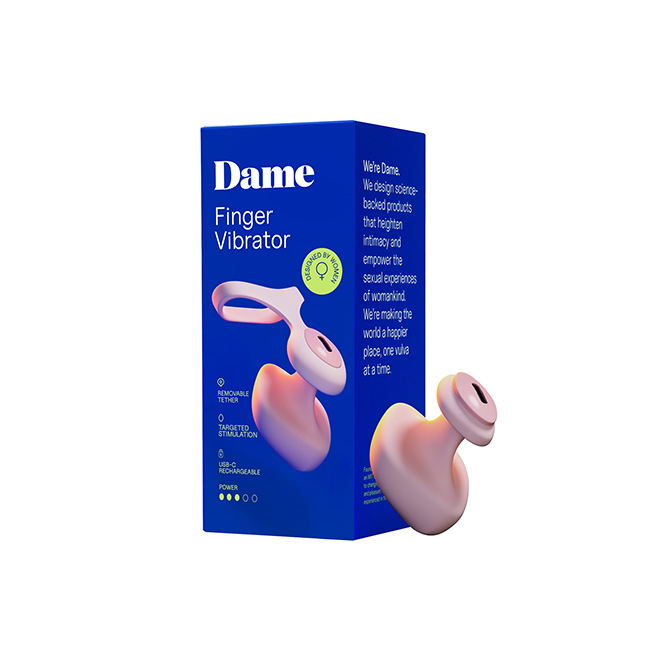 Dame - Fin 2.0 Finger Vibrator Quartz Dame - Fin 2.0 Finger Vibrator Quartz