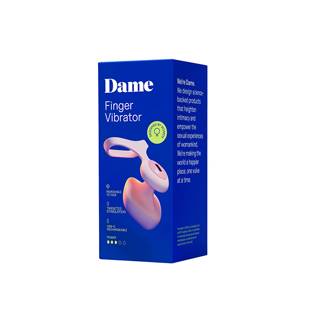 Dame - Fin 2.0 Finger Vibrator Quartz Dame - Fin 2.0 Finger Vibrator Quartz