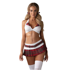 Costume Scolaire - Rouge et Blanc - S/M - L/XL