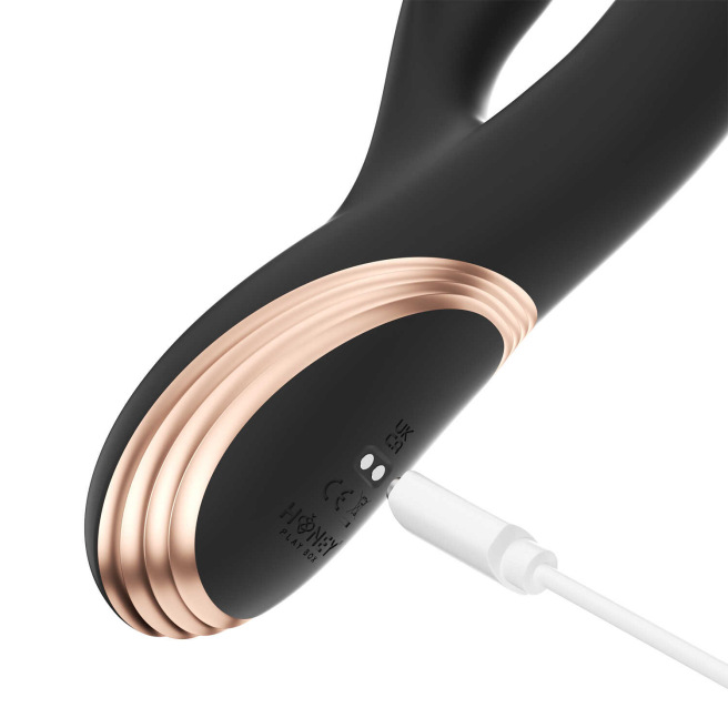 Gem vibromasseur rabbit avec capteurs de pression et application Noir Gem vibromasseur rabbit avec capteurs de pression et application Noir