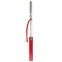 Cravache Métal Courte mèche Longue Rouge