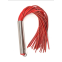 Martinet rouge manche métal lanières en cuir RIGIDE