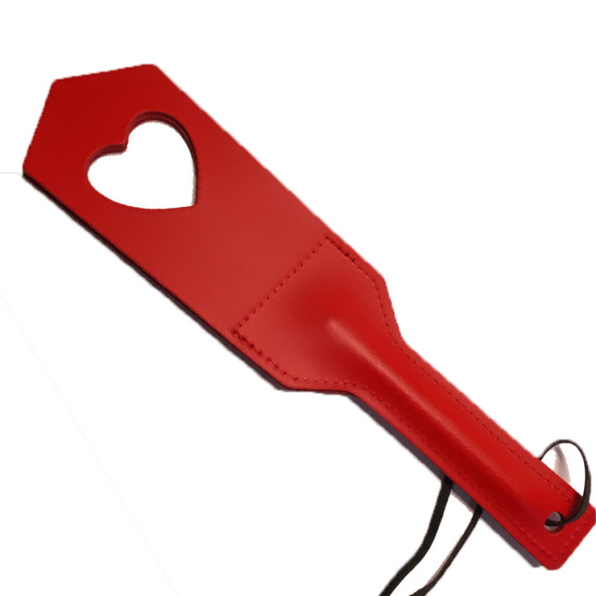 Paddle en Cuir Rouge