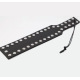Paddle en Cuir Clous Noir