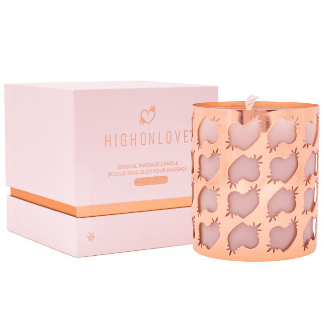 Bougie de massage à l'huile de graines de Chanvre - 250 ml