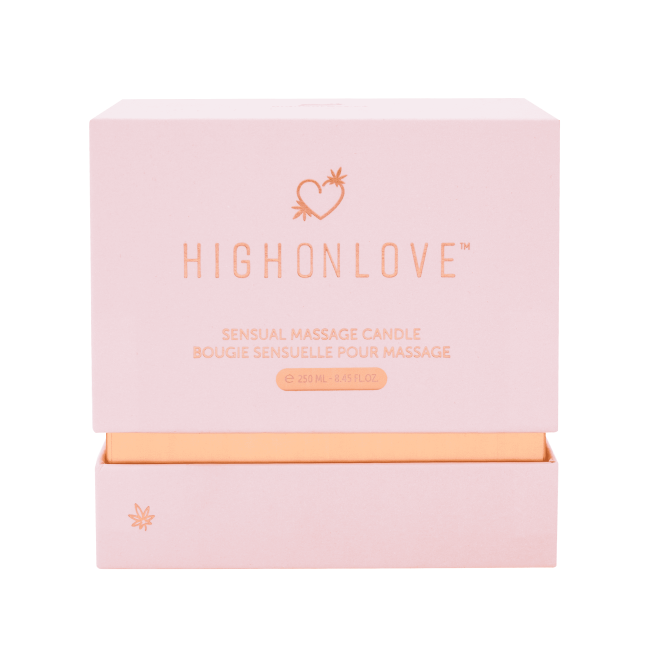 Bougie de massage à l'huile de graines de Chanvre - 250 ml