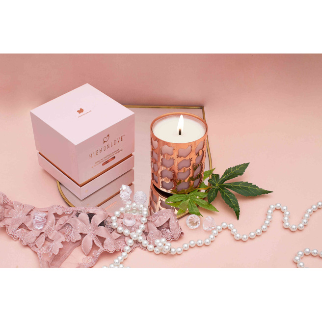 Bougie de massage à l'huile de graines de Chanvre - 250 ml