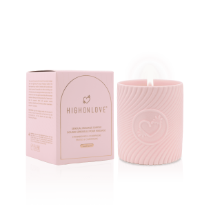 Bougie de massage Rose 220 ml - Fraises et champagne
