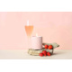 Bougie de massage Rose 220 ml - Fraises et champagne