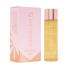 Huile de massage luxueuse Fraises et champagne - 120 ml