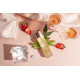 Huile de massage luxueuse Fraises et champagne - 120 ml