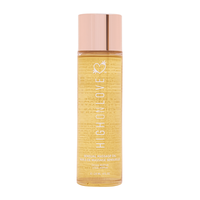 Huile de massage luxueuse Martini au Litchi - 120 ml